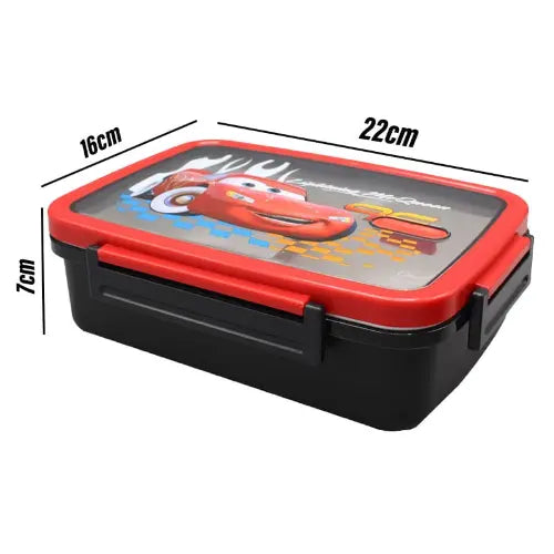 Disney Cars Themed BPA-Free Plastic Lunch Box - Apna Bazaar Lahore