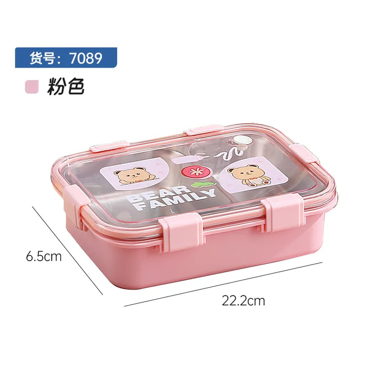 Stainless Steel Leakproof Bento Lunch Box - Apna Bazaar Lahore